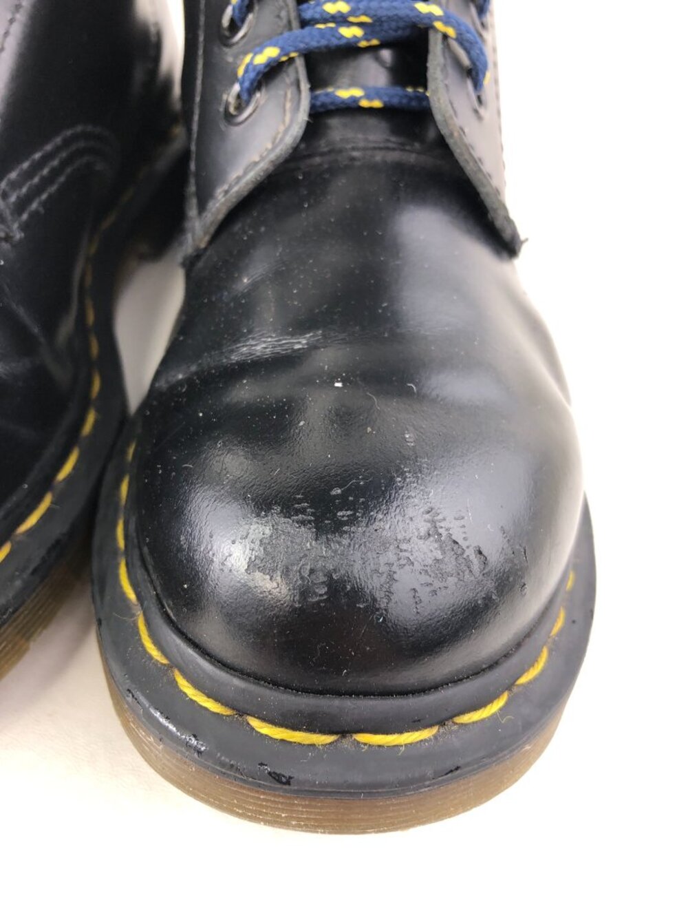 Dr. Martens 1460 Black Patent Leather Combat Boots 7 - Picture 12 of 14